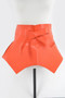Faux Leather Skirt Belt