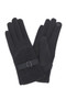 Cable And Band Detailed Smart Touch Gloves