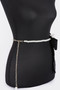 Flower Ribbon Faux Pearl Belt 