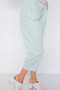 Pastel Chic Solid Ankle Wide Leg Adjustable Snap Waist Pants​