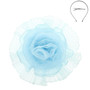 Lace Mesh Flower Headband Fascinator