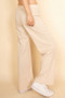 2-Piece Crop Tee & Wide Leg Lounge Pants Set