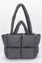 Nylon Quilted Padded Tote Bag