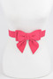 Ribbon Buckle Stretch Belt