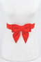 Ribbon Buckle Stretch Belt