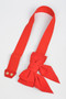 Ribbon Buckle Stretch Belt