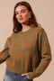 SO ME Pumpkin Rhombus Halloween Thanksgiving Sweater