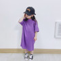 Parent-child Wear Girl Spring Summer Casual Loose Knitting Dress