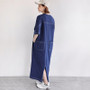 Parent-child Wear Girl Spring Summer Casual Loose Knitting Dress