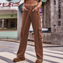 Women Casual American Hip Denim Cargo Pants