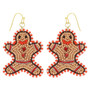 Christmas Gingerbread Man Earrings