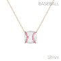 Gameday Baseball Softball Necklace