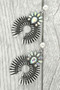 Western Squash Blossom Concho Earrings​