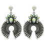 Western Squash Blossom Concho Earrings​