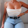 Sexy Ladies Fit Diamond Chain Camisole Outdoor Wear Camisole