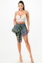 Flannel Denim Skirtt