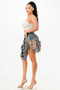 Flannel Denim Skirtt