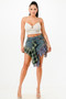 Flannel Denim Skirtt