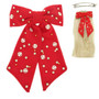 Gane Day Jeweled Baseball Bow Barrette Hair Clip