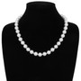 White Pearlescent Pearl Beaded Necklace​​