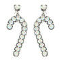Western Christmas Candy Cane Post Earrings