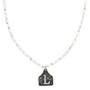 Western Initial Cattle Tag Necklace
