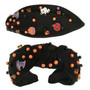 Halloween Theme Enamel Charm Top Knot Headband