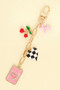 Girl Theme Bag Charm Keychain
