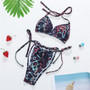 Women Sexy Cover Up Lace-Up Bikini