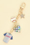 Game Day Baseball Bag Charm Keychain