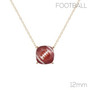 Gameda Soccer Volleyball Football Necklace