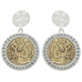 Roman Imperial Replica Coin Post Earrings
