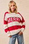 BiBi Christmas Merry Lettering Sweater