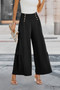 Elastic High Waist Wide Leg Long Palazzo Pants