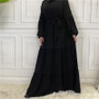 Womens Casual Long Sleeve Chiffon Dress