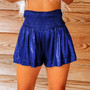 WomensCasualWomenLoose Elastic Waist Shorts