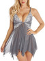 Women Lace mesh slip dress Sexy Lingerie