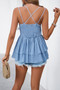 V Neck Backless Lace Spaghetti Strap Camisole