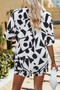 Two Piece Printed Button Down Elastic Waist Sets