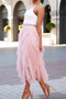 A Line Long Tulle Tiered Skirts