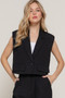 Lapel Collar W/Shoulder Pads Vest​
