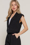 Lapel Collar W/Shoulder Pads Vest​