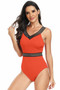 Solid Knit Sleeveless Lace Tirm Fit Swimsuits