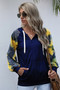 Tie Dye Full Zip Front Open Loose Hoodie