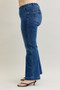Judy Blue Full Size Mid Rise Bootcut Jeans with Welt Pockets Plus Size
