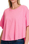 Zenana Cotton Round Neck Short Sleeve T-Shirt