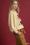 Umgee HO Applique French Terry Sweatshirt