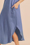 Aemi + Co Round Neck Midi Tank Dress with Pockets