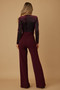Velvet Top Fashion Jumpsuit​​
