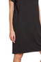 Zenana Rolled Short Sleeve Round Neck Dress